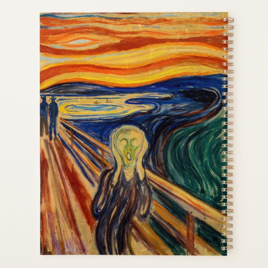 Edvard Munch - The Scream 1910 Planner (Achterkant)