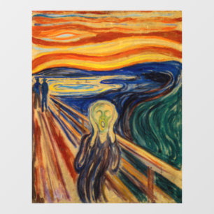 Edvard Munch - The Scream 1910 Raamsticker