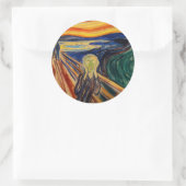 Edvard Munch - The Scream 1910 Ronde Sticker (Tas)