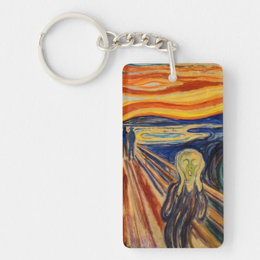 Edvard Munch - The Scream 1910 Sleutelhanger (Voorkant)