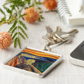 Edvard Munch - The Scream 1910 Sleutelhanger (Zijkant)