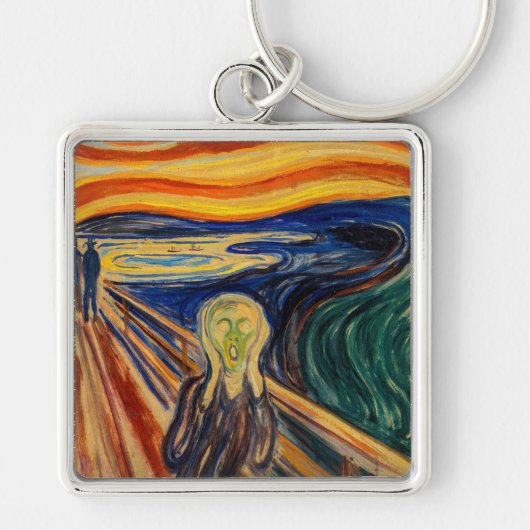 Edvard Munch - The Scream 1910 Sleutelhanger (Voorkant)
