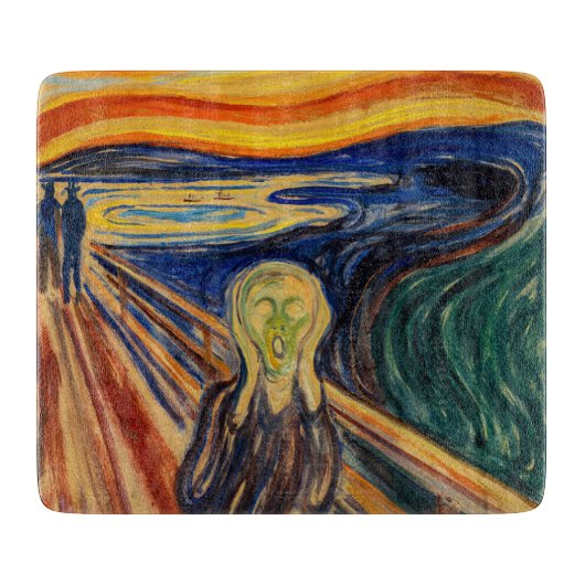 Edvard Munch - The Scream 1910 Snijplank (Voorkant)