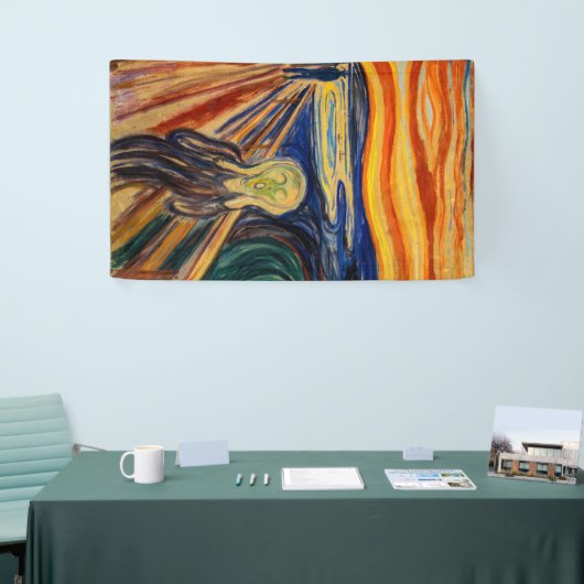 Edvard Munch - The Scream 1910 Spandoek (Beurs)