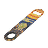 Edvard Munch - The Scream 1910 Speed Flessenopener (Achterkant Gekanteld)