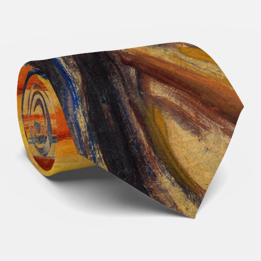 Edvard Munch - The Scream 1910 Stropdas (Opgerold)