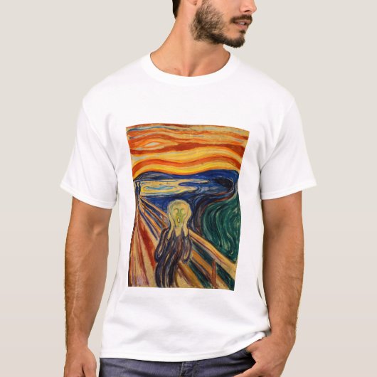 Edvard Munch - The Scream 1910 T-shirt (Voorkant)