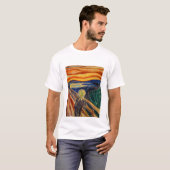 Edvard Munch - The Scream 1910 T-shirt (Voorkant volledig)
