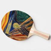 Edvard Munch - The Scream 1910 Tafeltennisbatje (Zijkant)