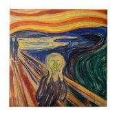 Edvard Munch - The Scream 1910 Tegeltje (Voorkant)
