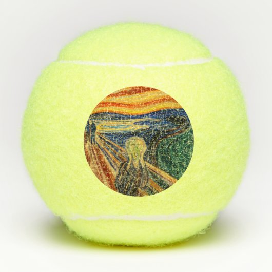 Edvard Munch - The Scream 1910 Tennisballen (Voorkant)