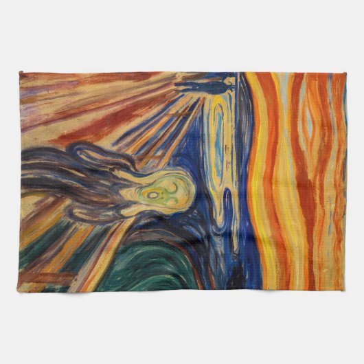 Edvard Munch - The Scream 1910 Theedoek