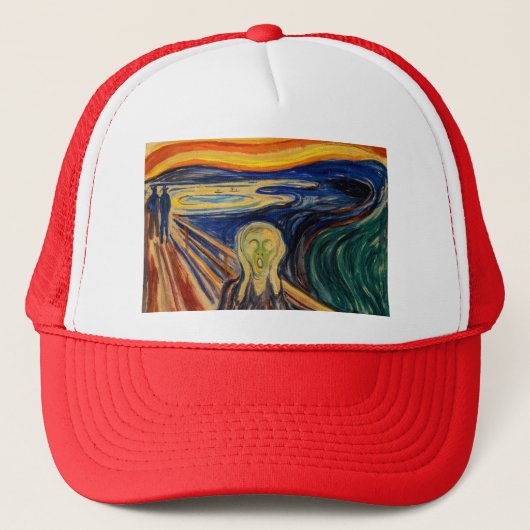 Edvard Munch - The Scream 1910 Trucker Pet (Voorkant)