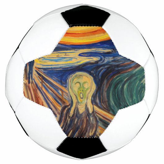 Edvard Munch - The Scream 1910 Voetbal (Voorkant)