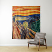 Edvard Munch - The Scream 1910 Wandkleed (In situ)