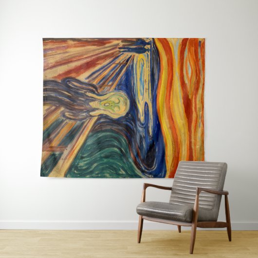 Edvard Munch - The Scream 1910 Wandkleed (In Situ (horizontaal))