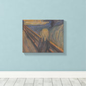 Edvard Munch The Scream Canvas Art Afdruk (Insitu (Houten vloer))