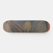 Edvard Munch "The Scream" Classic Art Painting Persoonlijk Skateboard (Horizontaal)
