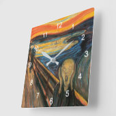 Edvard Munch , “ The Scream ” Vierkante Klok (Hoek)