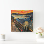 Edvard Munch , "The Scream" Vierkante Klok (Huis)