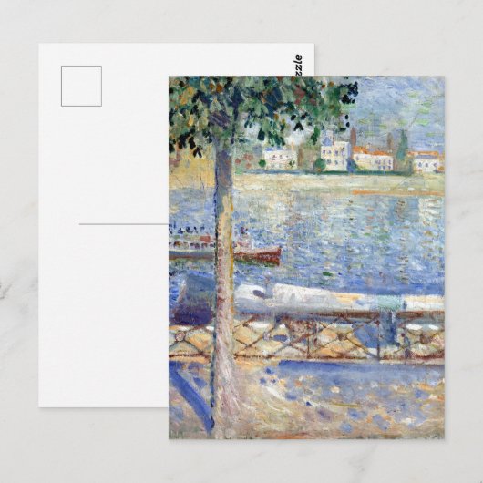 Edvard Munch The Seine in Saint-Cloud Briefkaart (Voorkant / Achterkant)