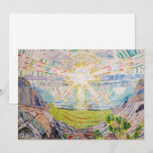 Edvard Munch - The Sun 1910 Bedankkaart (Voorkant / Achterkant)