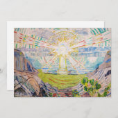 Edvard Munch - The Sun 1910 Kaart (Voorkant / Achterkant)