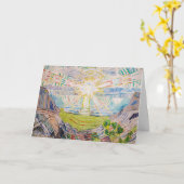 Edvard Munch - The Sun 1910 Kaart (Gele Bloem)