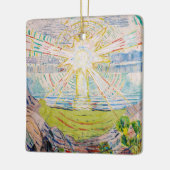 Edvard Munch - The Sun 1910 Keramisch Ornament (Links)
