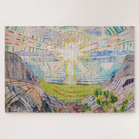 Edvard Munch - The Sun 1910 Legpuzzel (Horizontaal)