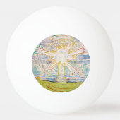 Edvard Munch - The Sun 1910 Pingpongbal (Achterkant)