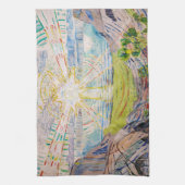 Edvard Munch - The Sun 1910 Theedoek (Verticaal)