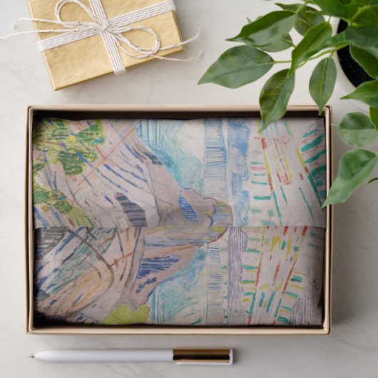 Edvard Munch - The Sun 1910 Tissuepapier (Geschenk)