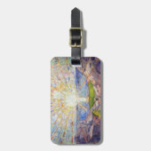 Edvard Munch - The Sun 1911 Bagagelabel (Voorkant verticaal)