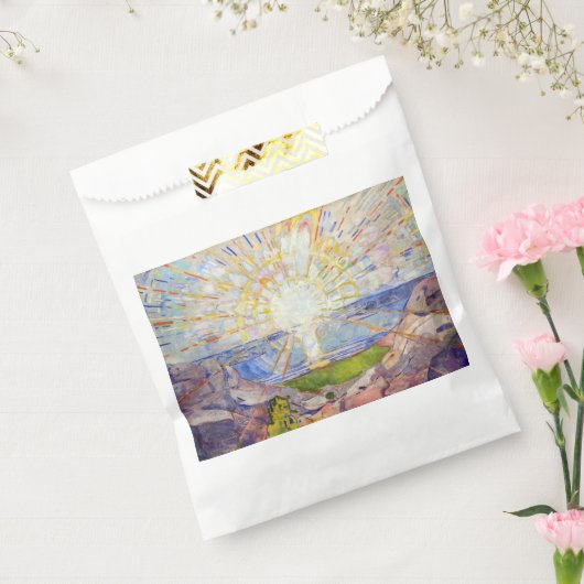 Edvard Munch - The Sun 1911 Bedankzakje (Gezegeld)