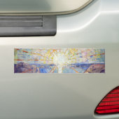 Edvard Munch - The Sun 1911 Bumpersticker (Op auto)