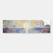 Edvard Munch - The Sun 1911 Bumpersticker (Voorkant)