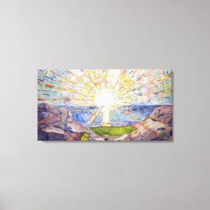 Edvard Munch - The Sun 1911 Canvas Afdruk
