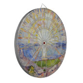 Edvard Munch - The Sun 1911 Dartbord (Voorkant Links)