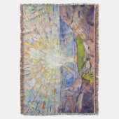 Edvard Munch - The Sun 1911 Deken (Voorkant Verticaal)