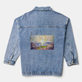 Edvard Munch - The Sun 1911 Denim Jacket