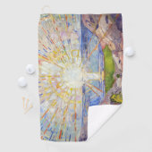 Edvard Munch - The Sun 1911 Golfhanddoek (Insitu)
