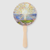 Edvard Munch - The Sun 1911 Handwaaier (Achterkant)