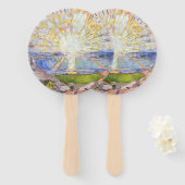 Edvard Munch - The Sun 1911 Handwaaier (Voorkant en achterkant)