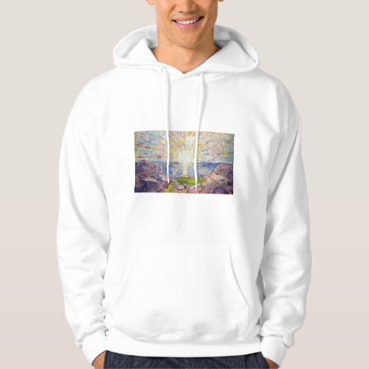 Edvard Munch - The Sun 1911 Hoodie (Voorkant)