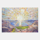 Edvard Munch - The Sun 1911 Inpakpapier Vel (Voorkant 2)