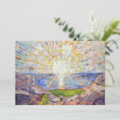 Edvard Munch - The Sun 1911 Kaart (Staand voorkant)