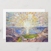 Edvard Munch - The Sun 1911 Kaart (Voorkant / Achterkant)