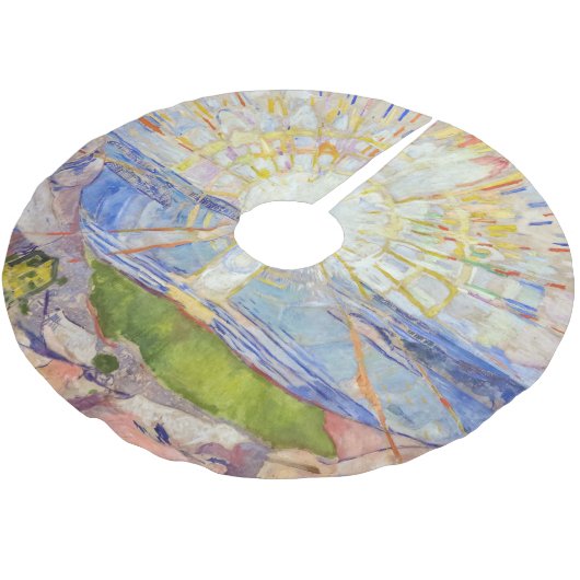 Edvard Munch - The Sun 1911 Kerstboom Rok (Gekanteld)