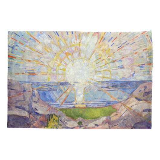 Edvard Munch - The Sun 1911 Kussensloop (Achterkant)